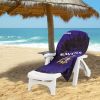 Ravens OFFICIAL NFL "Psychedelic" Beach Towel; 30" x 60"