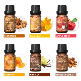 HIQILI Spice Fragrance Oils,TOP 6 Gift Set, 100% Pure Perfume Oil for Aromatherapy | Car Diffusion,Candle Making, Hair Care, DIY