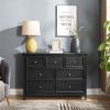 Modern 7 Drawers Dresser 7 Drawers Cabinet,Chest of Drawers Closet Organizers and Storage Clothes Storage Drawers Cabinet for Living Room