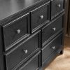 Modern 7 Drawers Dresser 7 Drawers Cabinet,Chest of Drawers Closet Organizers and Storage Clothes Storage Drawers Cabinet for Living Room