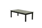 Contemporary Black Faux Marble Top 1x Coffee Table and 2x End Tables 3pc Coffee Table Set Living Room Furniture