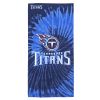 Titans OFFICIAL NFL "Psychedelic" Beach Towel; 30" x 60"