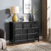 Modern 7 Drawers Dresser 7 Drawers Cabinet,Chest of Drawers Closet Organizers and Storage Clothes Storage Drawers Cabinet for Living Room