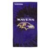 Ravens OFFICIAL NFL "Psychedelic" Beach Towel; 30" x 60"