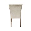 Dining Chairs Set of 2, Upholstered Kitchen & Dining Room Chairs(Cream)