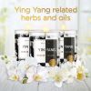 Magnificent 101 Set of 3 Long-Lasting Yin Yang Aromatherapy Candles10.5 Oz - 42-Hour Burn 100% Soy Wax, Herbs Ideal for Meditation