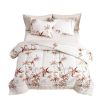 White 7 Pieces Bed in A Bag, Bedding Sets for All Season, Queen