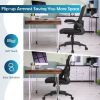 Ergonomic Desk Chair with Lumbar Support and Flip-up Armrest