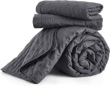 Bedsure Extra Long Quilt Set - Soft Ultrasonic - Clover Bedspread - Lightweight Bed Coverlet for All Seasons, Twin, Queen, King (Color: Charcoal, size: Queen)