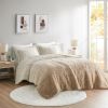 Ombre Shaggy Long Fur Comforter Mini Set