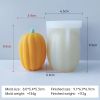 Halloween Pumpkin Silicone Mold DIY Aromatherapy Candles Drip Resin Plaster Ornaments Mould Handmade Soap Candle Making