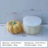 Halloween Pumpkin Silicone Mold DIY Aromatherapy Candles Drip Resin Plaster Ornaments Mould Handmade Soap Candle Making