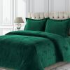 Venice Velvet Oversized Solid Duvet Set, 3pieces