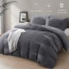 5 Pieces King Duvet Cover Set, Boho Bedding Sets for Modern Home, Tufted and Super Soft Comforter Covers