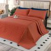 Oversized King Plus Szie Quilt Set 3 Pieces,128"x120" Extra Large King Size Bedspreads Lightweight Comforter Reversible Coverlet