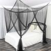 US 4 corner column beds, elegant curtains, mosquito nets, all/King/King Size