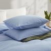 100% Washed Cotton Duvet Cover Set, Durable Fade-Resistant Natural Bedding Set (No Comforter)