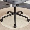 Modern home PU office chair adjustable 360 ¬∞ rotating chair engineering plastic armless rotating computer chair with wheels living room bedroom offic