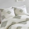 3 Piece Cotton Blend Chenille Duvet Cover Set