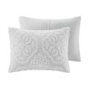 3 Piece Tufted Woven Medallion Comforter Set