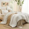 Queen Comforter Set Sage Green, 7 Pieces Soft Comforter for Queen Size Bed with Sheets, Pillowcases & Shams, All Season Boho Bed